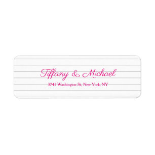 Étiquette Écriture manuscrite de script professionnelle mari
