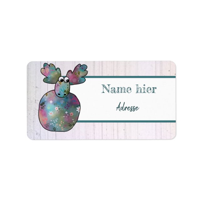 Étiquette Elch Kunterbunter (Devant)