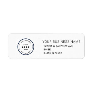 Étiquette Elegant Custom Business Return Address Label