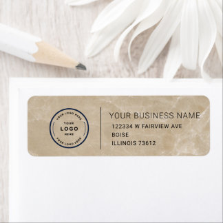 Étiquette Elegant Custom Business Return Address Label