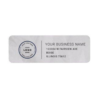 Étiquette Elegant Custom Business Return Address Label