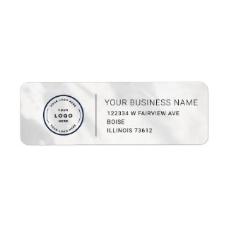 Étiquette Elegant Custom Business Return Address Label