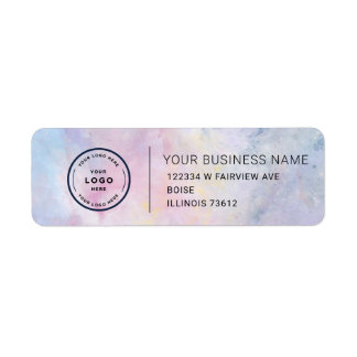 Étiquette Elegant Custom Business Return Address Label