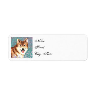 Étiquette Elegant Icelandic Sheepdog