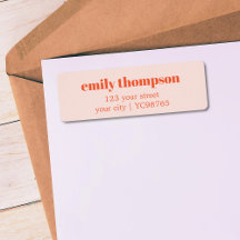 Élégant minimaliste Pastel Bold