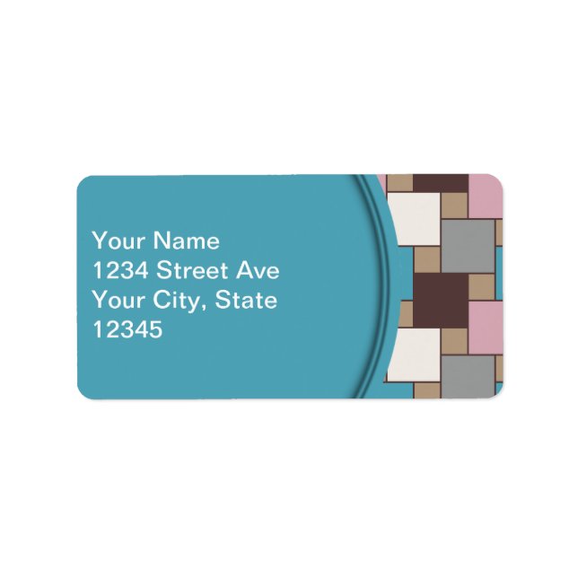 Étiquette Élégant nectar rose (Devant)