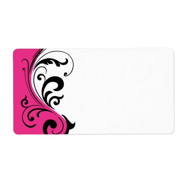 Étiquette élégant personnalisé (Devant)