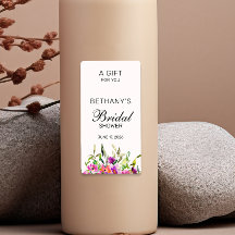 Élégant Sanitizer à Fête des mariées Florale