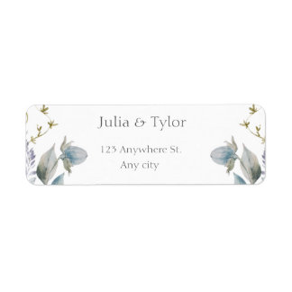 Étiquette Elegant  Wedding Address Label
