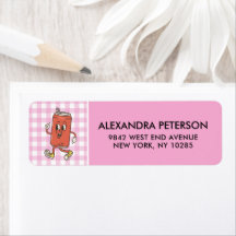 Elle est prête à éclater Rétro Gingham Rose Soda R