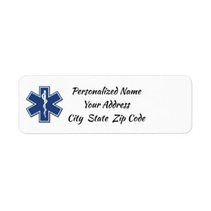 Étiquette EMS Star of Life