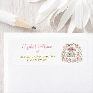 Étiquette Enchanted Fairy Princess Return Address Label