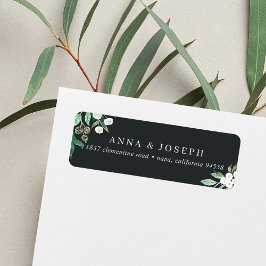 Étiquette Encre | Greenhouse Botanical Return Adresse