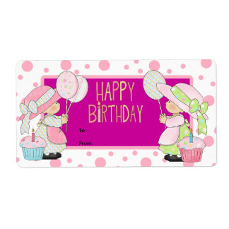 Étiquette Enfant Cadeau Étiquette Anniversaire Ros
