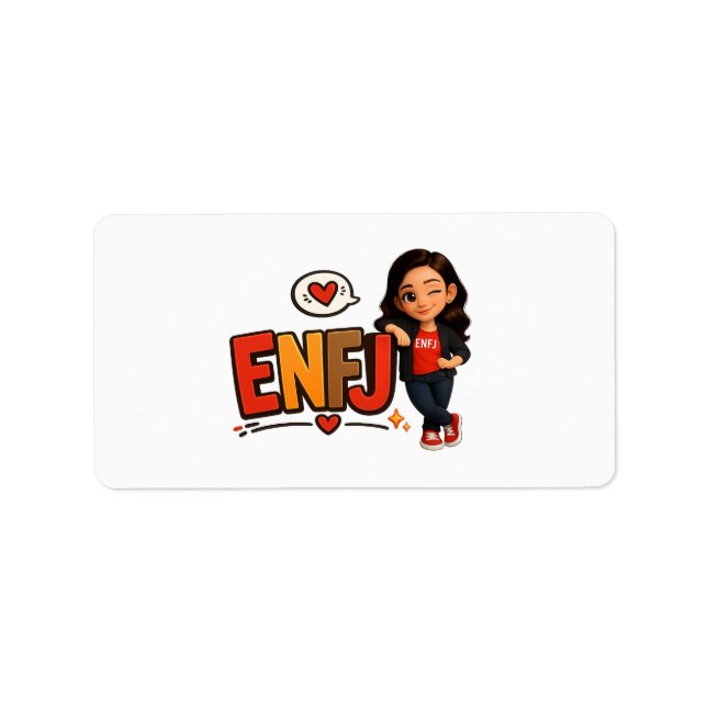 ÉTIQUETTE ENFJ (Devant)