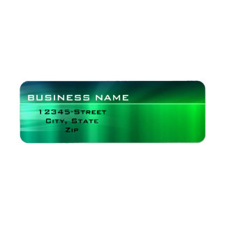 Étiquette Entreprise générique - Vert brillant Métallique