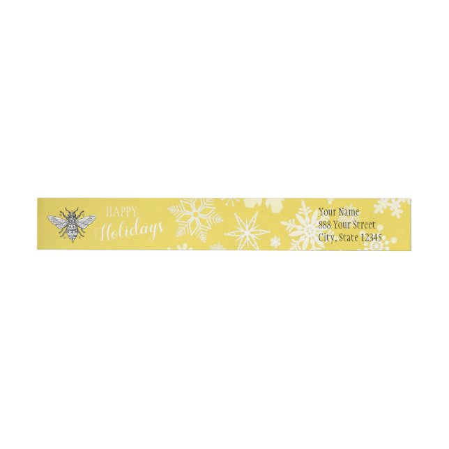 Étiquette enveloppant de la reine des abeilles | (Individuel)
