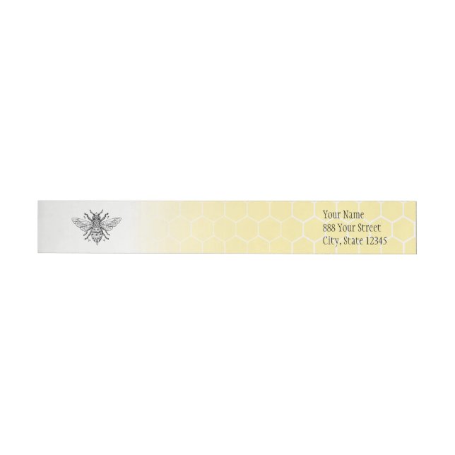Étiquette enveloppant de la reine des abeilles | (Individuel)