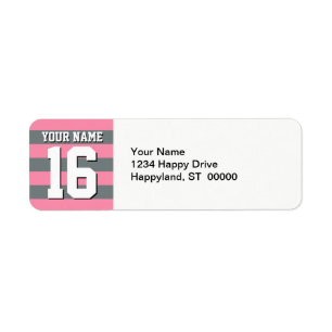 Étiquette Équipe cycliste Flamingo Pink Charcoal Jersey Prep