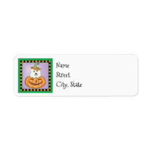 Étiquette Eskie d'Halloween