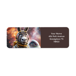 Étiquette Espace astronaute Imaginaire
