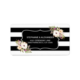 Étiquette Etanche Anémone Blooms d'adresses