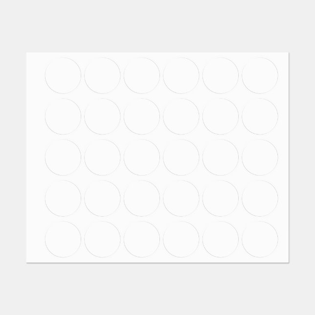 Étiquette étanche mini-rectangle personnalisé (Feuille)