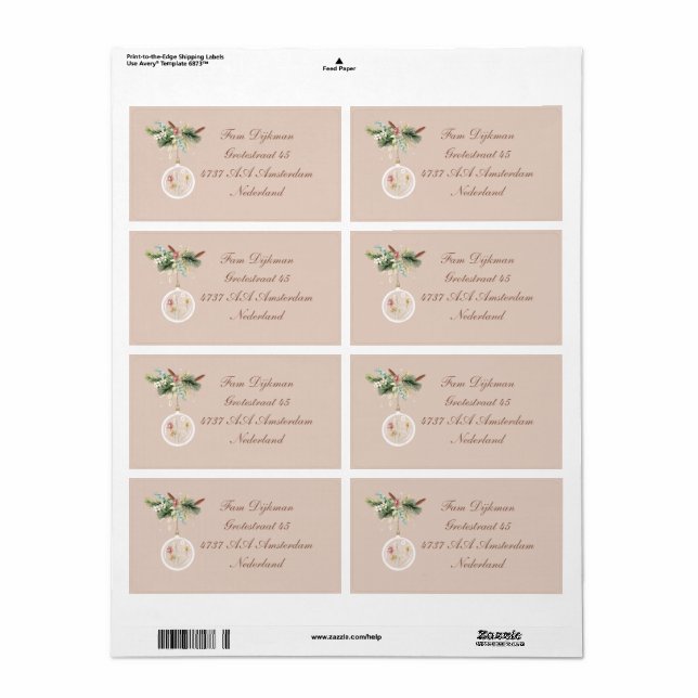 Étiquette Etiket (Feuille entière)