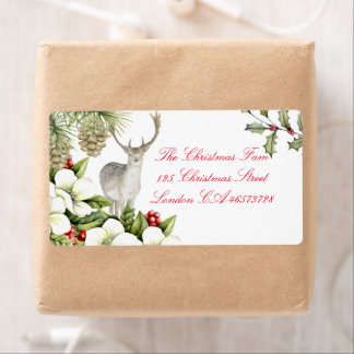 Étiquette Etiket kerst hert