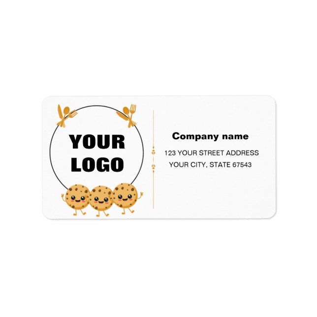 Étiquette Etiquette des chefs LOGO personnalisé (Devant)