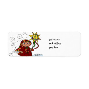 Étiquette Étoile ukrainienne de Noël