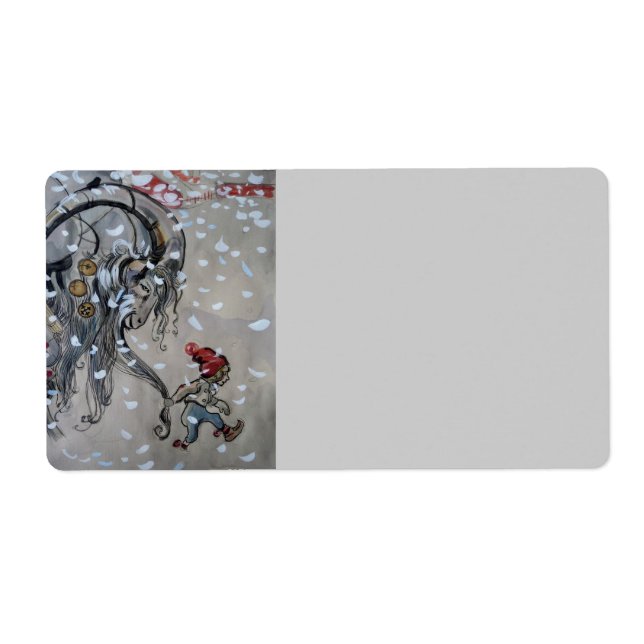 Étiquette Étude pour Julbacken (Yule Goat) 1911 (Devant)