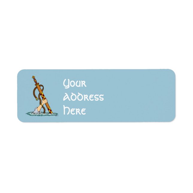 Étiquette Excalibur (Devant)