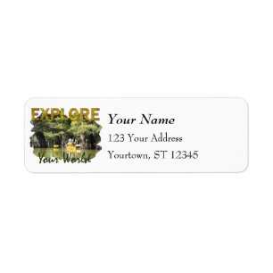 Étiquette Explorez votre monde - Kayak