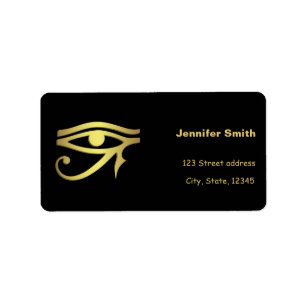 Étiquette Eye of horus Egyptian