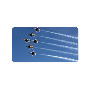 Étiquette F-16 Formation de Delta Thunderbirds