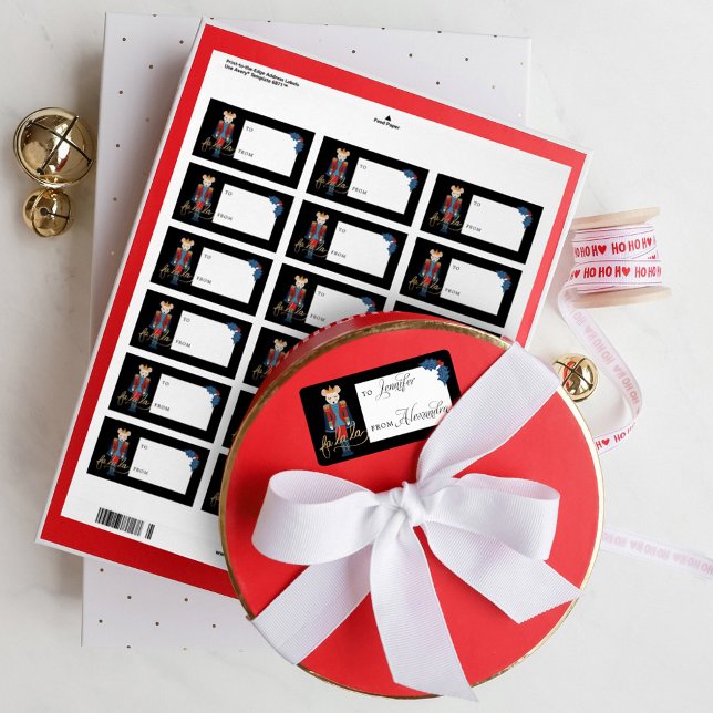 Étiquette Fa Noël Casse-Noisette Souris Roi À Et De (Créateur téléchargé)