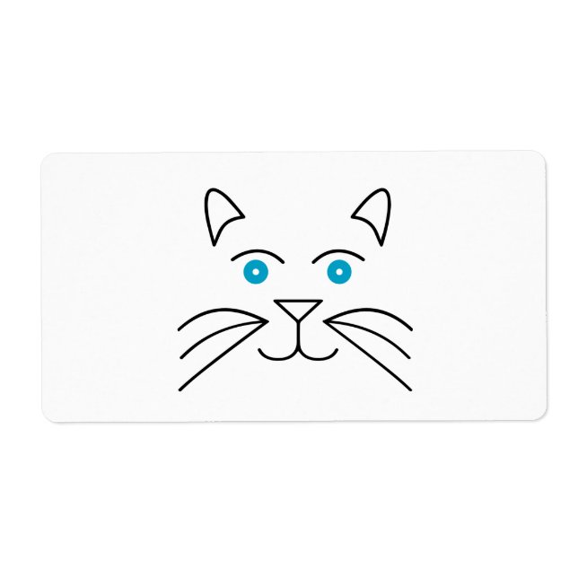 Étiquette Face de chat (Devant)