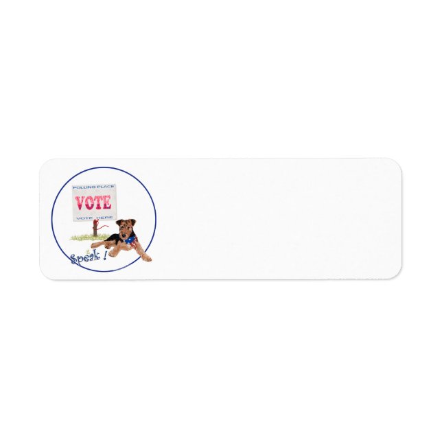 Étiquette Faire sortir le VOTE (Devant)