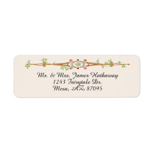 Étiquette Fairy Tale Ivory Mariage