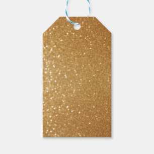 Étiquette faite sur commande de cadeau d'or