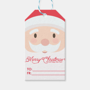 Étiquette faite sur commande de Noël