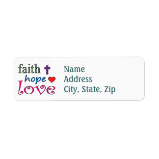 Étiquette Faith Hope Love