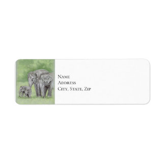 Étiquette Famille des éléphants