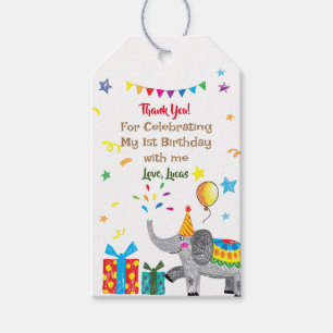 Étiquette Faveur de la prise de main de l'éléphant