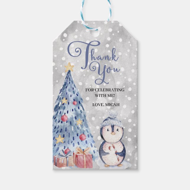 Étiquette Favori de Noël de l'hiver en Ontario (Devant)