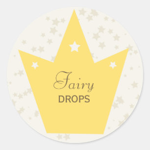Étiquette féerique mignonne de cadeau de décor de