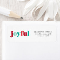 Festif Rouge et Vert "Joyeux" Noël
