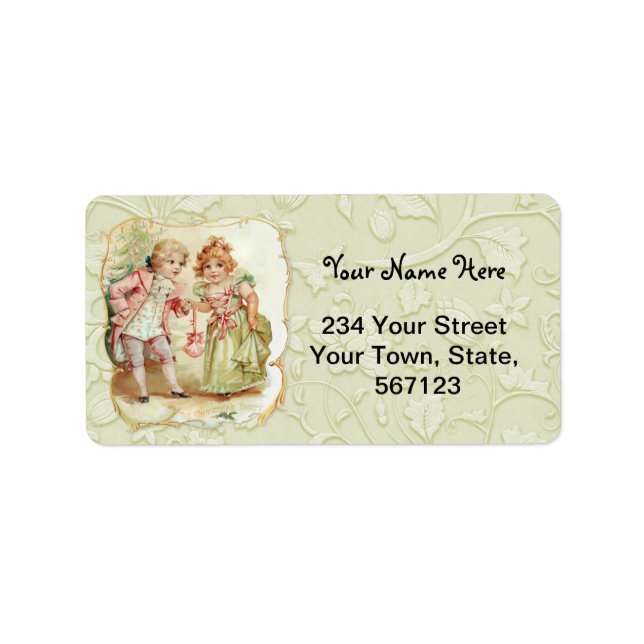 Étiquette Fête de Noël - Francis Brundage (Devant)