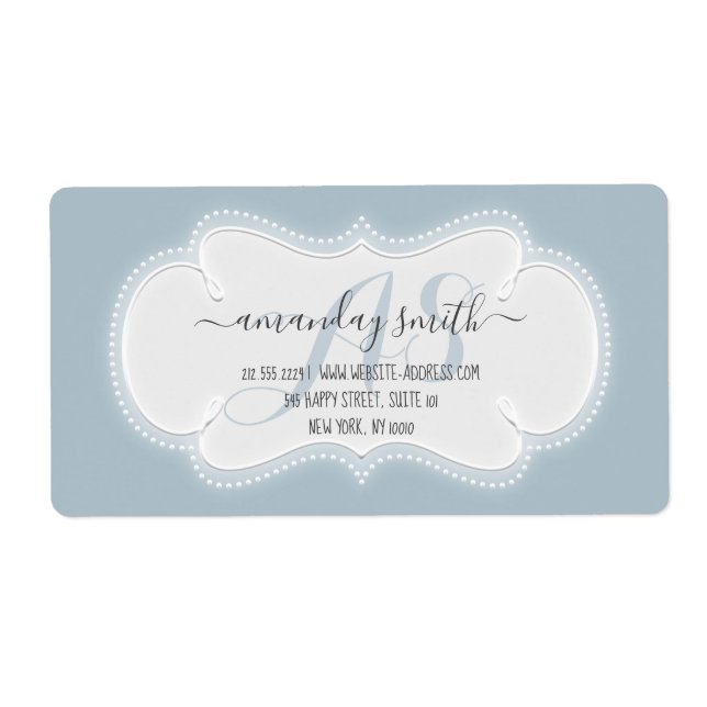 Étiquette Fête des mariées RSVP de mariage personnalisée Fum (Devant)